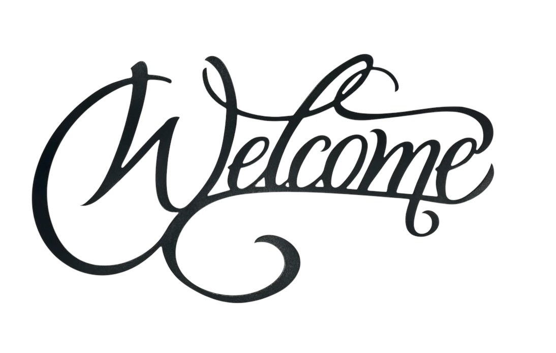 Welcome Sign (Cursive)