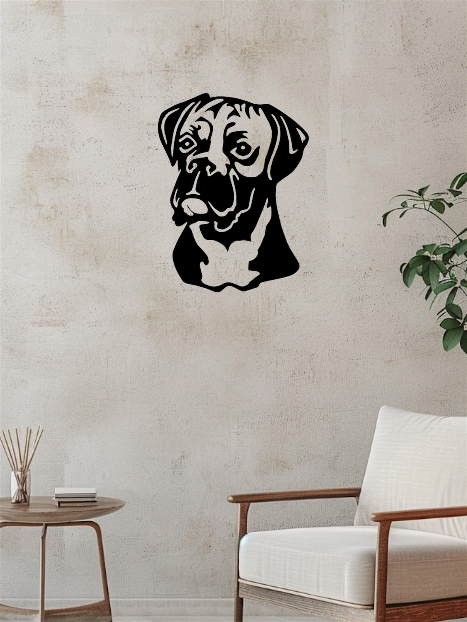 Boxer Dog Head 2