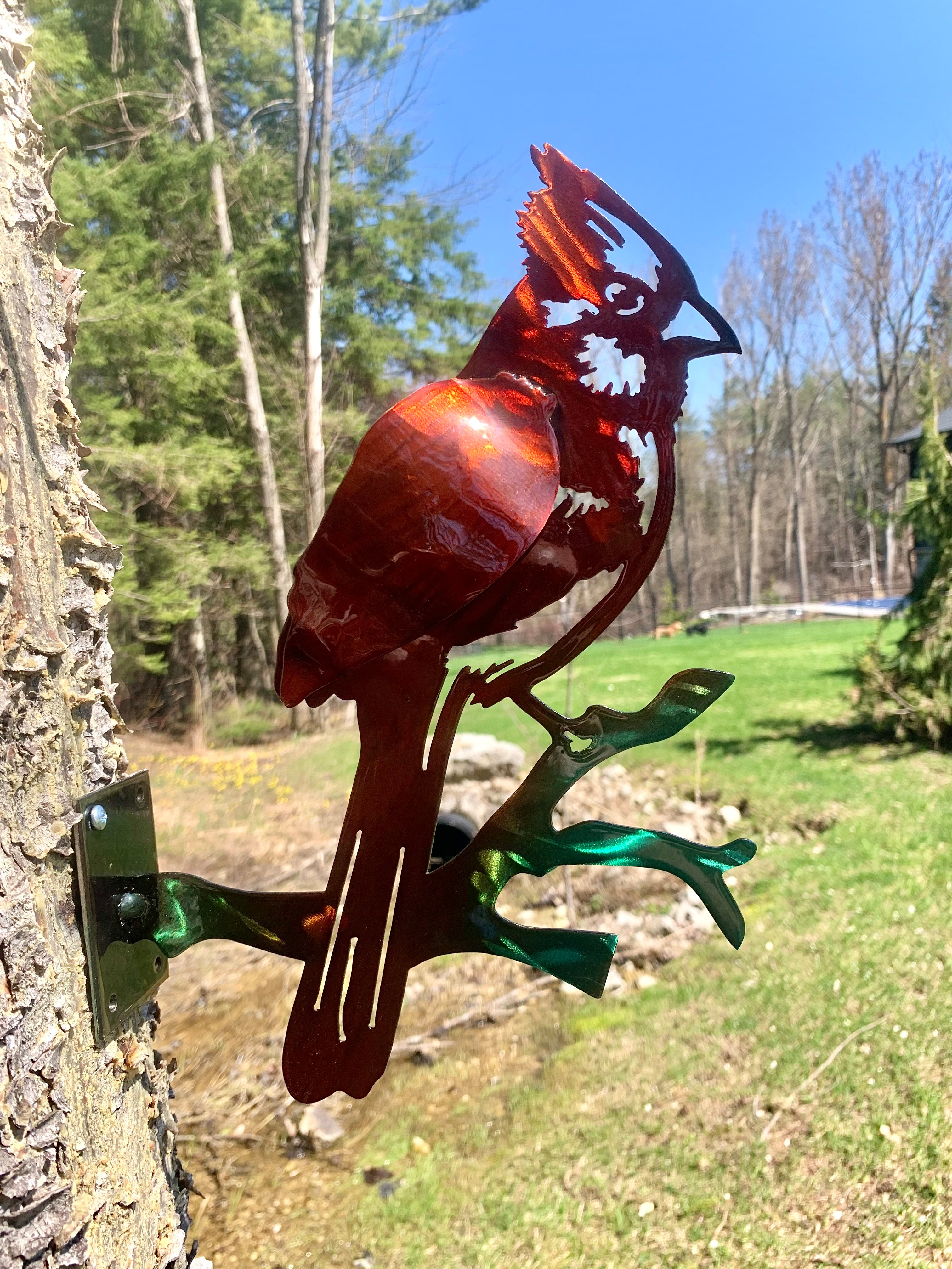 Cardinal Metal Wall Art - MD Metalworx
