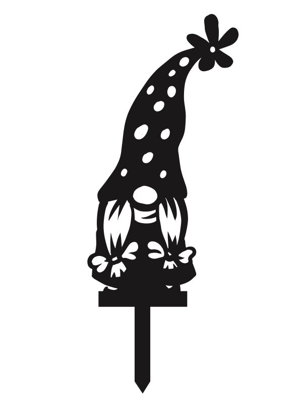 Garden Gnomes Girl with Ponytails - MD Metalworx